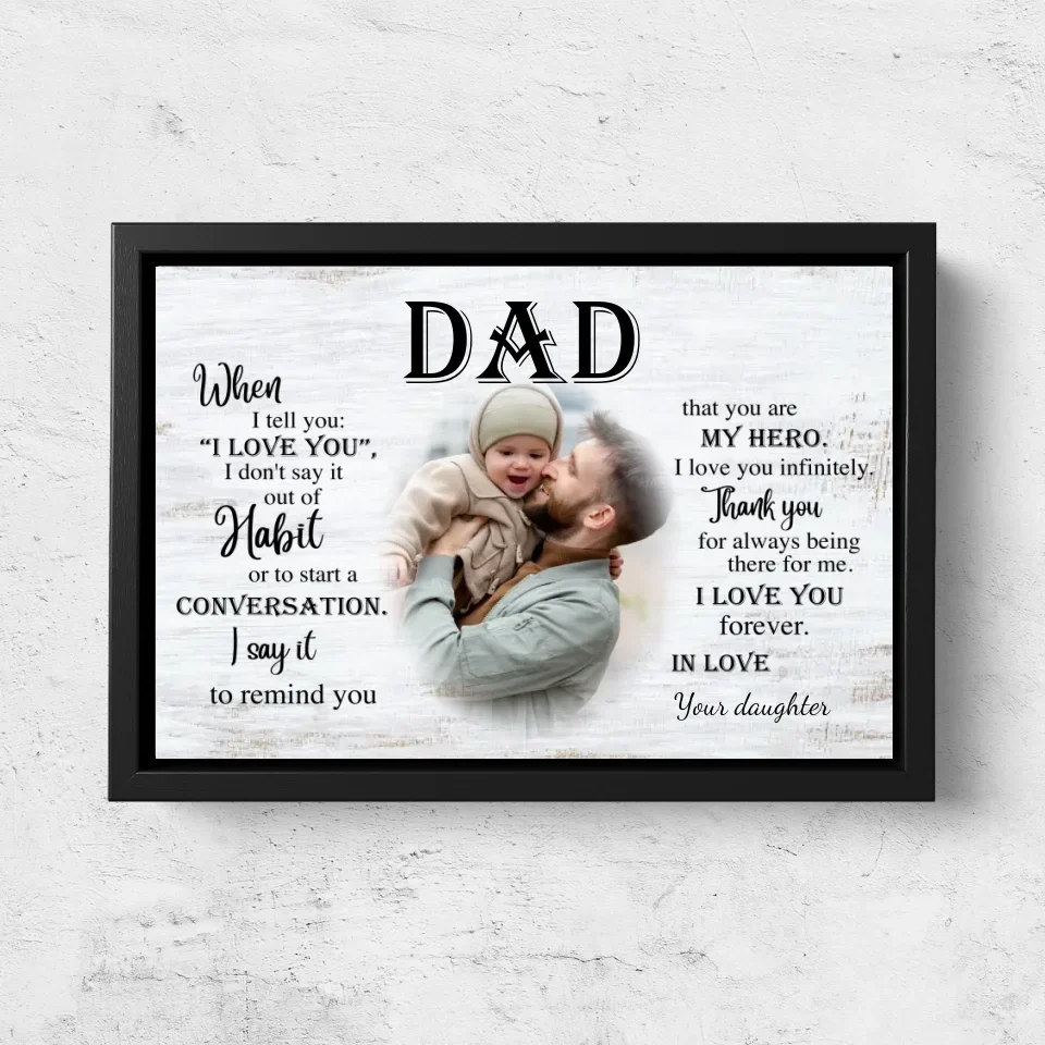 Personalized Canvas "To Dad" - Image 5
