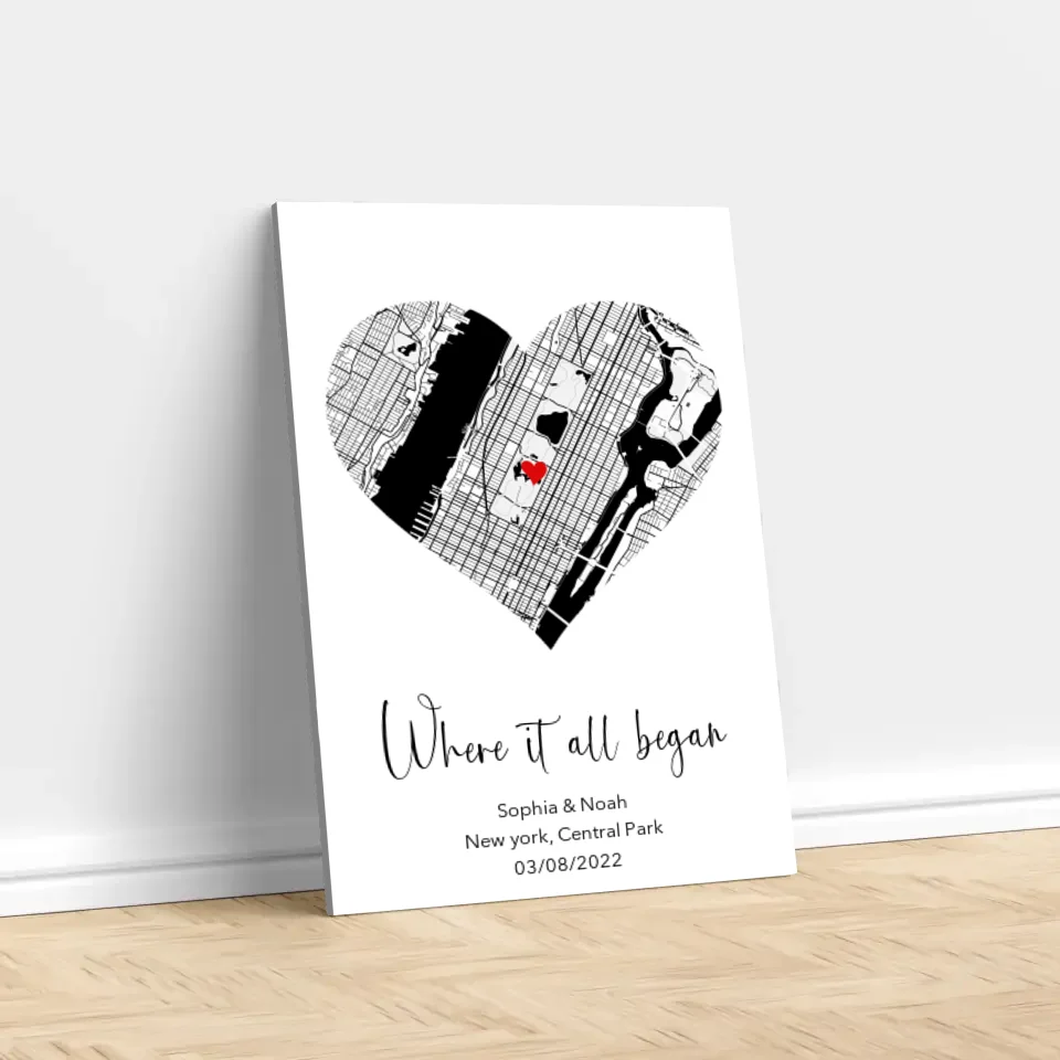 Personalized Canvas "Where it all began" - Image 2